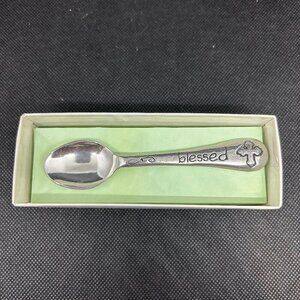 New in package Whipped Cream "Blessed" baby spoon